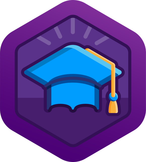 badge Expert Knowlegde earned