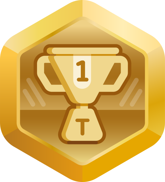 badge Team Pos. 1 earned