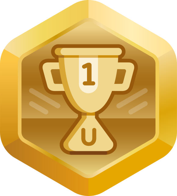 badge User Pos. 1 earned